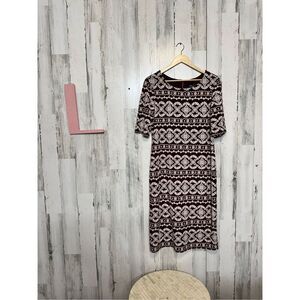 RN Studios burgundy dress size 14